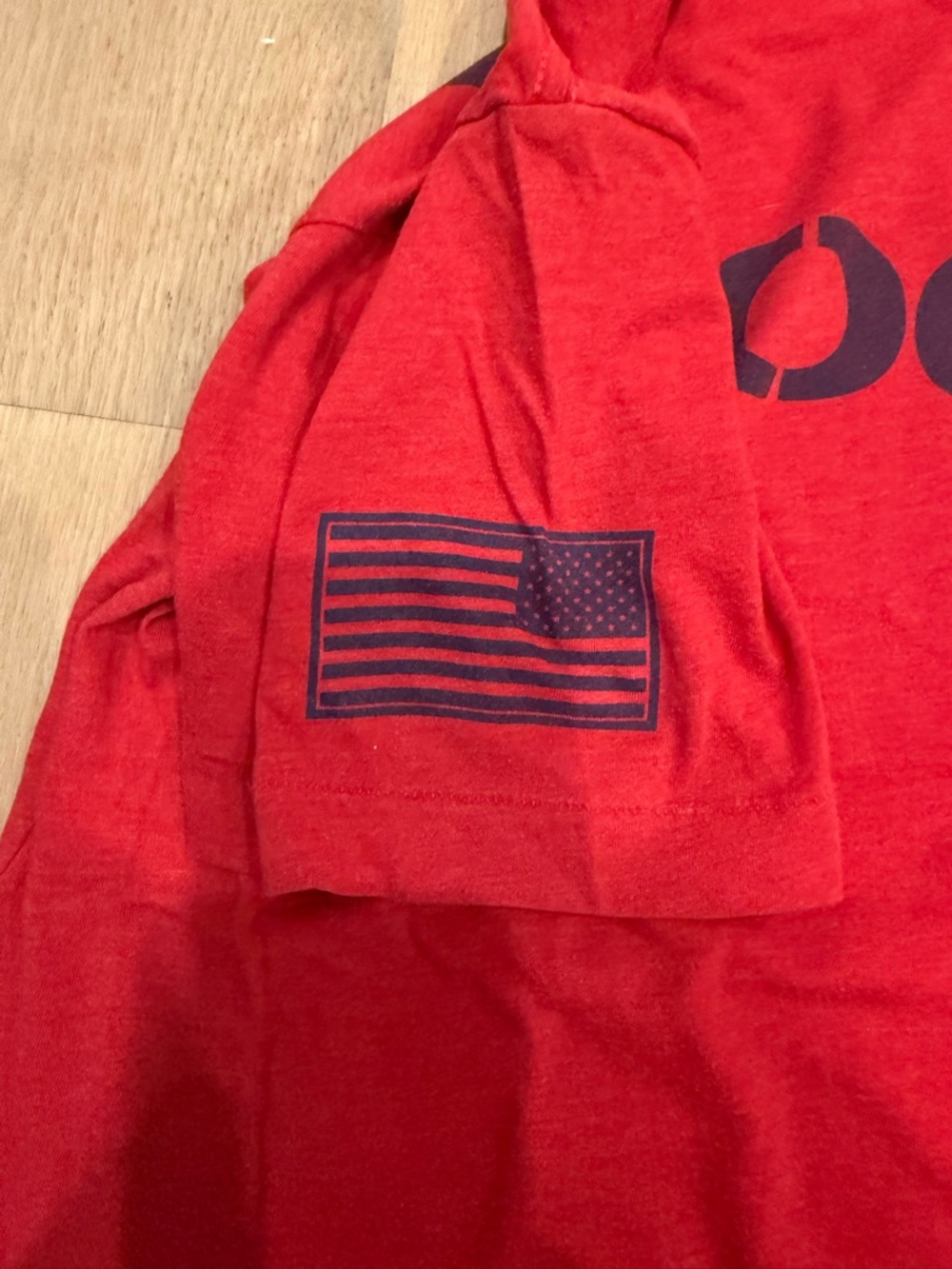 Rogue Men's Red Tee with Black Logo - Picture 3 of 5